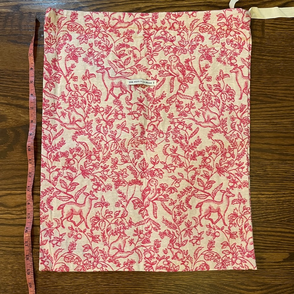 Balzac Paris Pink Patterned Canvas Bag